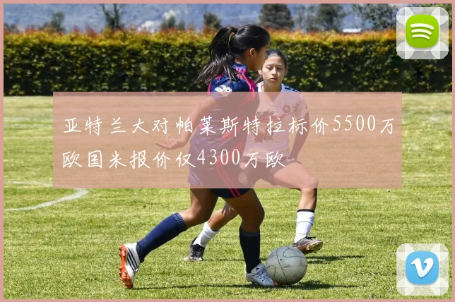 亚特兰大对帕莱斯特拉标价5500万欧国米报价仅4300万欧